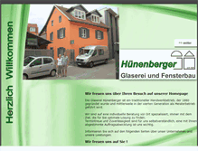 Tablet Screenshot of huenenberger.com